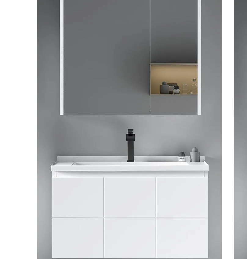 Luxury Bathroom Cabinet Basin Wall Mounted Solid Surface Bathroom Basins