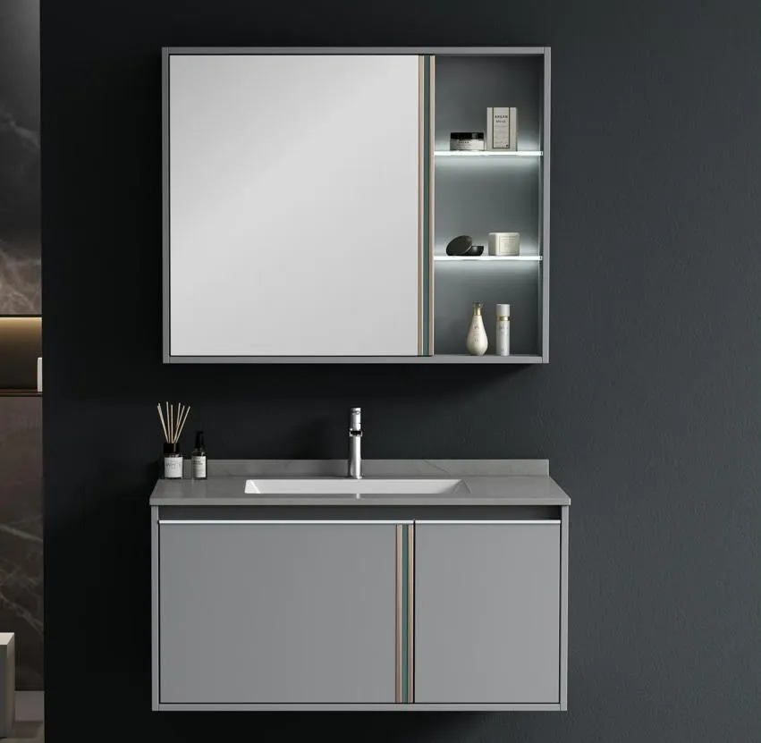 Luxury Bathroom Cabinet Basin Wall Mounted Solid Surface Bathroom Basins