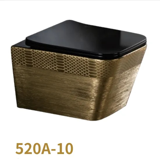 Color European Style Ceramic Wall-Hung Wc Custom Toilet