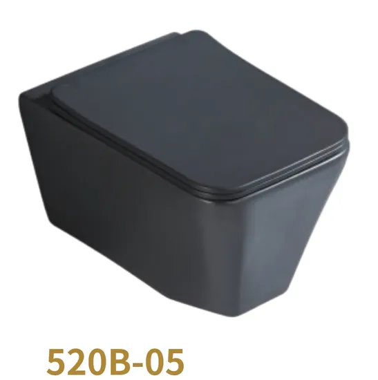 Color Popular Wc Ceramica Wall Hung Mounted Toilet