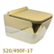 Water Closet Wall Hung Ceramic Rimless Wall-Hung Wc Toilet Set