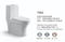 Bathroom Sanitaryware Commode Portable One Piece Toilets