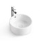 Ceramic Sink Polished White Porcelain Hotel Bathroom Furniture Art Washing Basin