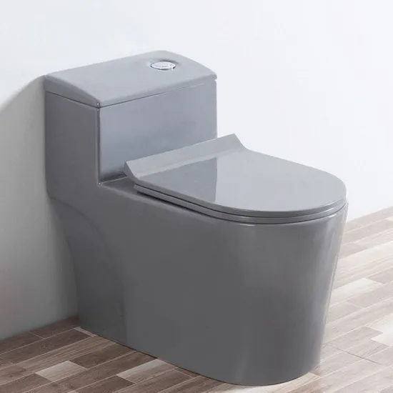 Black Gold Bathroom Ceramic Washdown One Piece Wc P-Trap/S-Trap Color Toilet