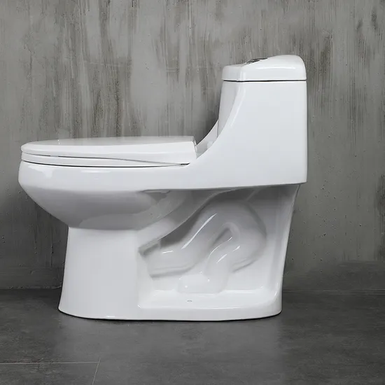 China Manufacturer Bathroom Sanitary Ware White Glazed One Piece Toilet