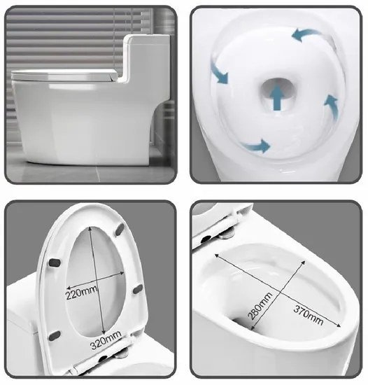 White Pulse Tankless One Piece Toilet Water Closet