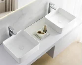 Chaozhou White Basin Customized Bathroom Art Sanitary Ware Basin