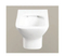 Wall-Hung Toilet Sanitary Ware Wall-Mounted Closestool 180mm P-Strap Toilet
