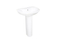 Chaozhou Factory Sanitary Ware Ceramic White Color Pedestal Basin