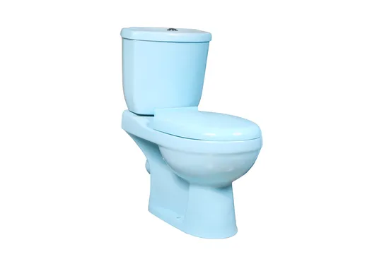 Ceramic Two Piece Toilet Colorful Sanitary Ware Bathroom Toilets Closet