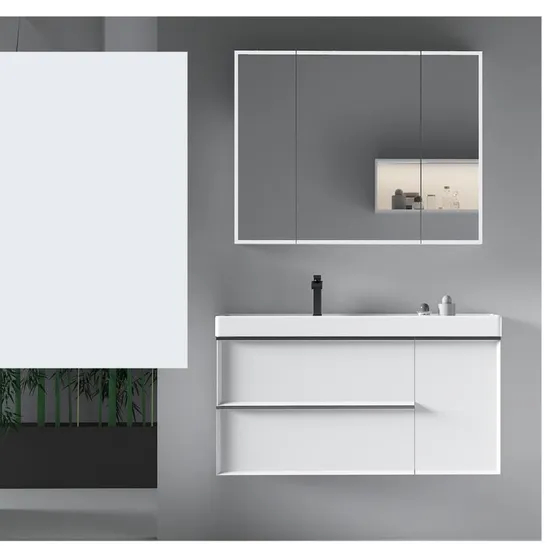 Sanitary Wares Deck Mounted Bathroom Ceramic Cabinet Basin