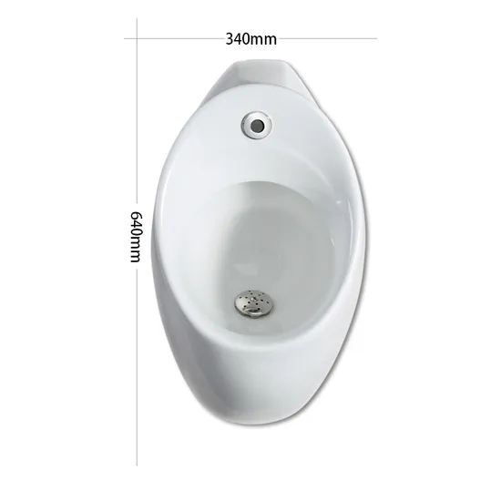 Manufactory Hot Design Sensor P-Trap Wall-Hung Urinal Chaozhou