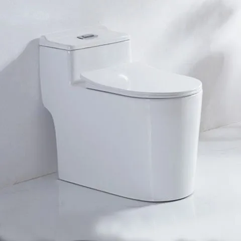 Siphonic Flush American Style Wc Water Ceramic Bathroom One Piece Toilet