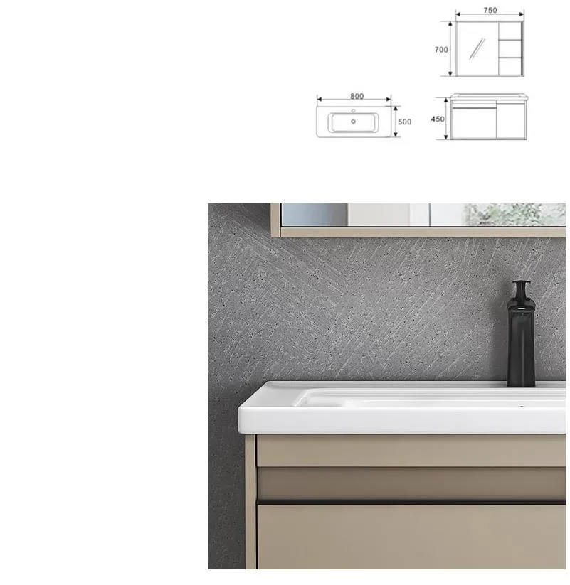 Guaranteed Quality Proper Price Bathroom Wash Basin with Mirror Cabinet
