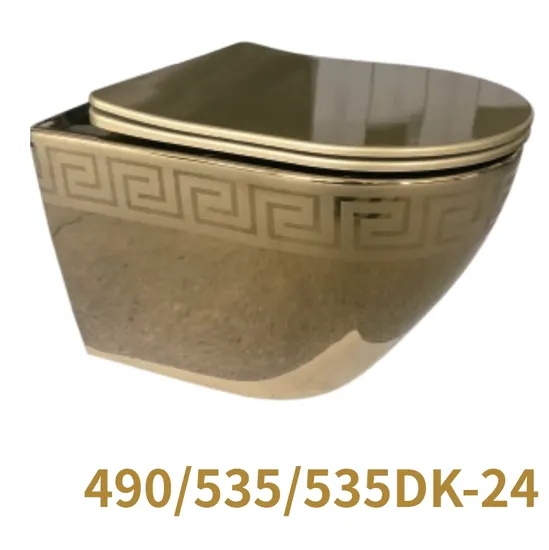 Wall-Mounted Concealed Cistern Elongated Toilet Bowl