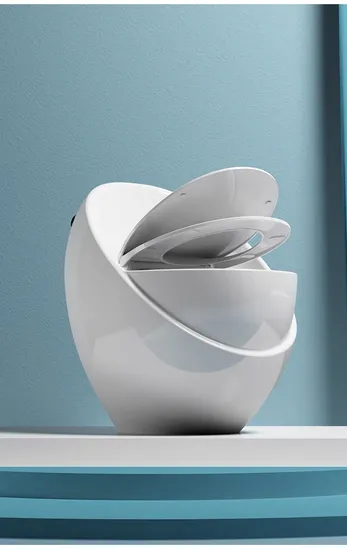 Dual Flush 3/6L Toilet P Trap Square Shape Modern Toilet