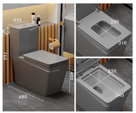 Guangdong Factory Bathroom Inodoros Wholesale One Piece Toilet Bowl