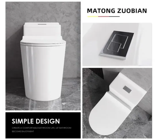 High Standards Toilet Cheap Siphonic S-Trap One Piece Toilet