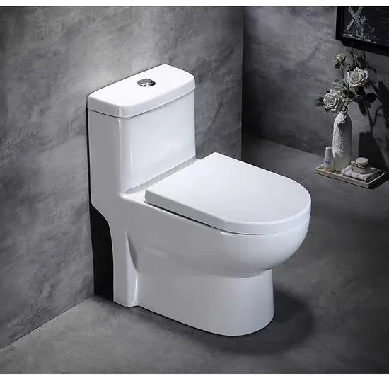 Popular Classic Design Siphon Peeping Chinese Toilet One Piece Water Closet