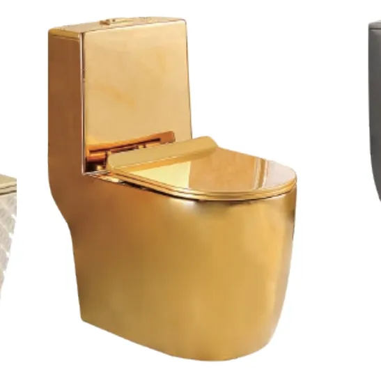 Sanitary Ware Water Closet Bathroom Ceramic Square One Piece Toilet