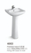 Whole Sale Price Free Standing Resin Pedestal Basin
