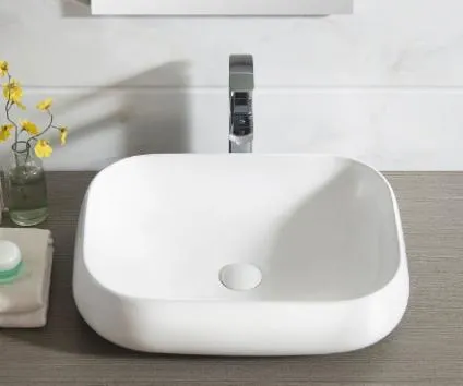 Square Sink Bathroom Countertop Art Basin Wash Sink