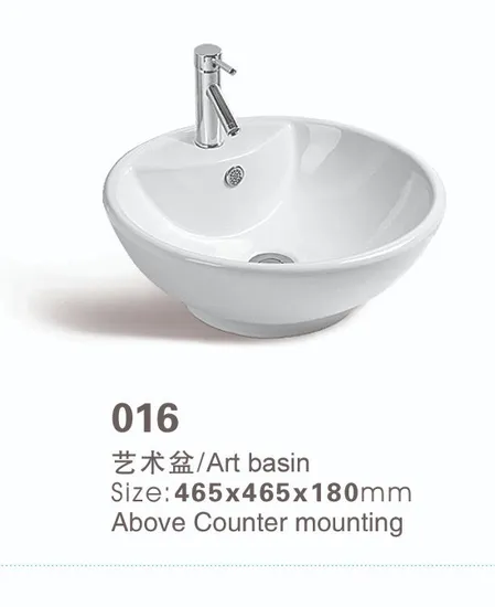 Modern Bathroom Countertop Porcelain Lavabo Ceramic Art Hand Wash Basin