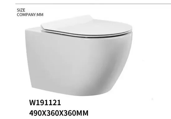 Hanging Wall-Mounted, Wall-Hung Toilet, Hedge Concealed Super Vortex Wall-Mounted Toilet