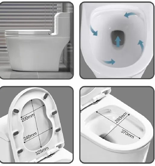 Chaozhou Decorative Colorful Ceramic Wc Toilet Seat / Water Closet