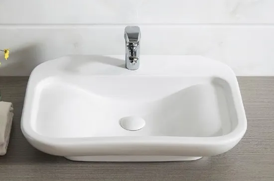 Wholesale Above Counter Bathroom Wall Hung Sink Art Wash Basin