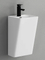 Excellent Hot-Water Resistance Bathroom Basin Wall Hung Pedestal Basin