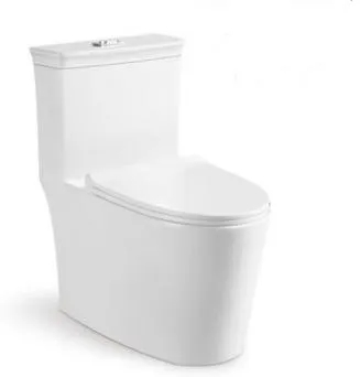 Made in China Bathroom Western Style One Piece Toilet Siphonic Flush