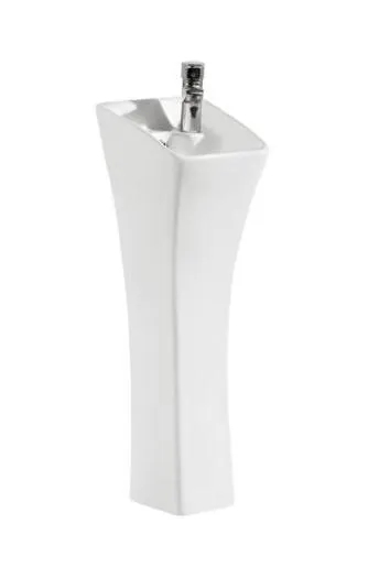 Bathroom Ceramic Freestanding Sink Sanitary Ware Supplier Wholesale Stone Pedestal Basin