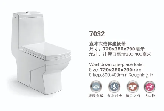 Chaozhou New Arrival Modern Products S Trap One Piece Shower Toilet