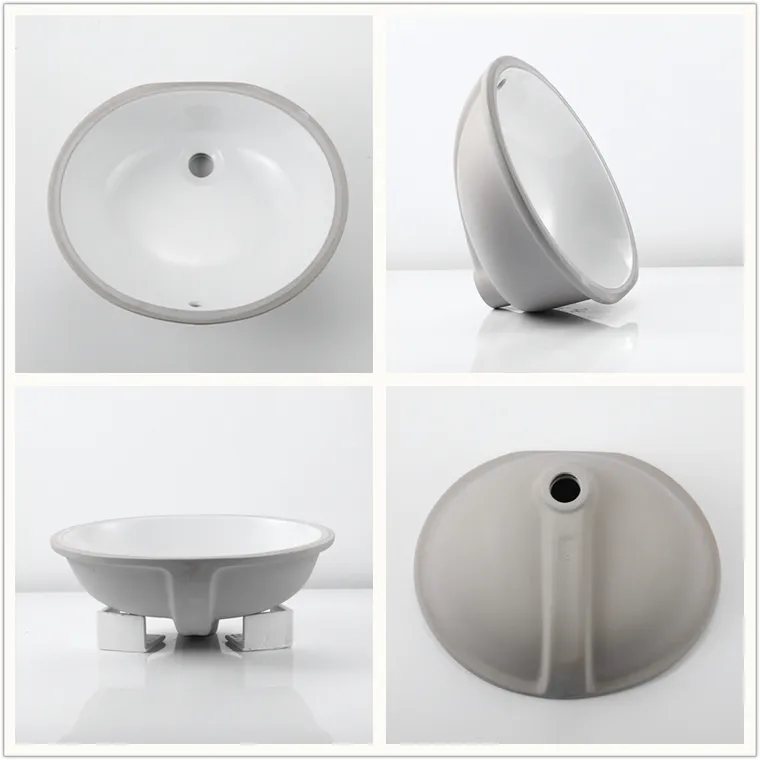 Compliant Ceramic Handicapped Lavatory Bathroom Cloakroom White Rectangle Under Mount Sink