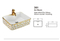 Ceramic Sink Multi-Color Art Basin Table Top Hand Wash Basin
