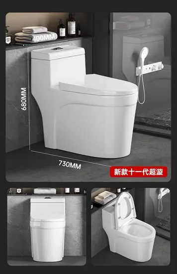Chaozhou Sanitary Ware Factory One Piece White Color Toilet