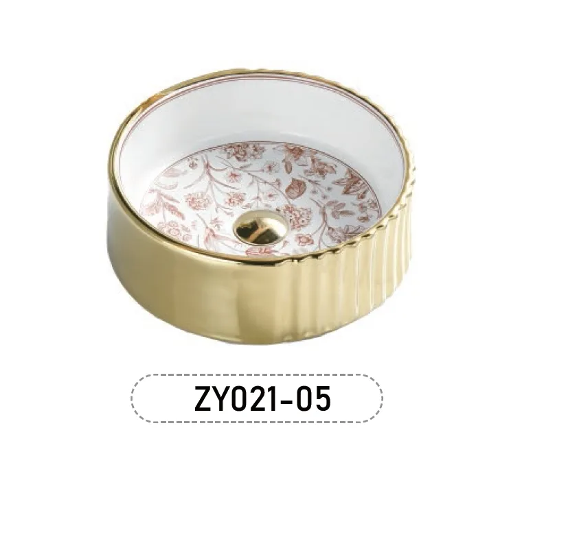 Factory Color Basin Bathroom Ceramic Hand Wash Art Basin