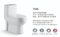 Cheap Personalized Toilet Bowl Hand Flush White Matte Water Closet White