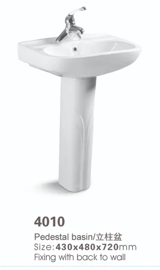 Chaozhou Hot Sale Bathroom Sanitary Ware Pedestal Wash Basin