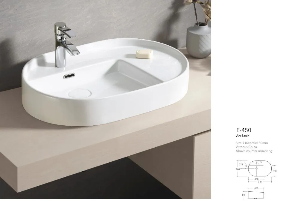 Square Sink Bathroom Countertop Art Basin Wash Sink