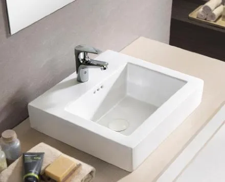 Wholesale White Art Basin Sink Ceramic Washing Basin for Bathroom