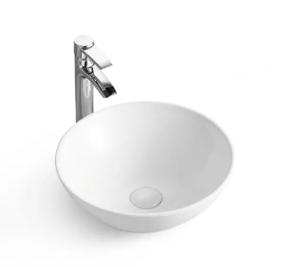 Modern Design Commercial Gold Plating Surface Rectangular Ceramic Wash Basin