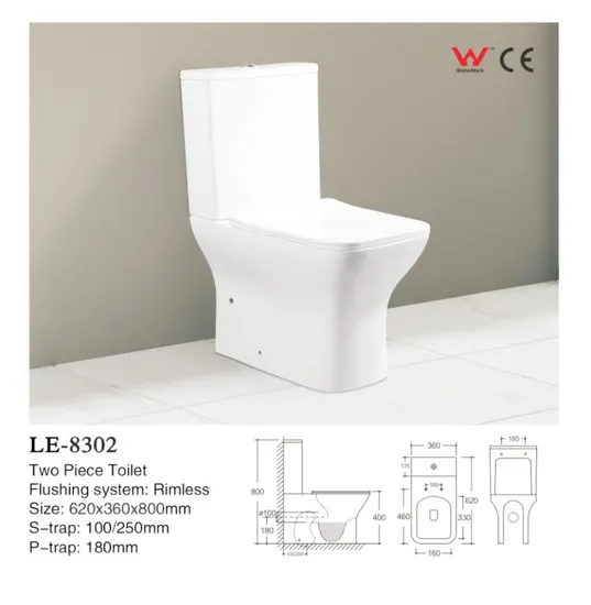 Bathroom Sanitary Ware Watermark Ceramic Toilet