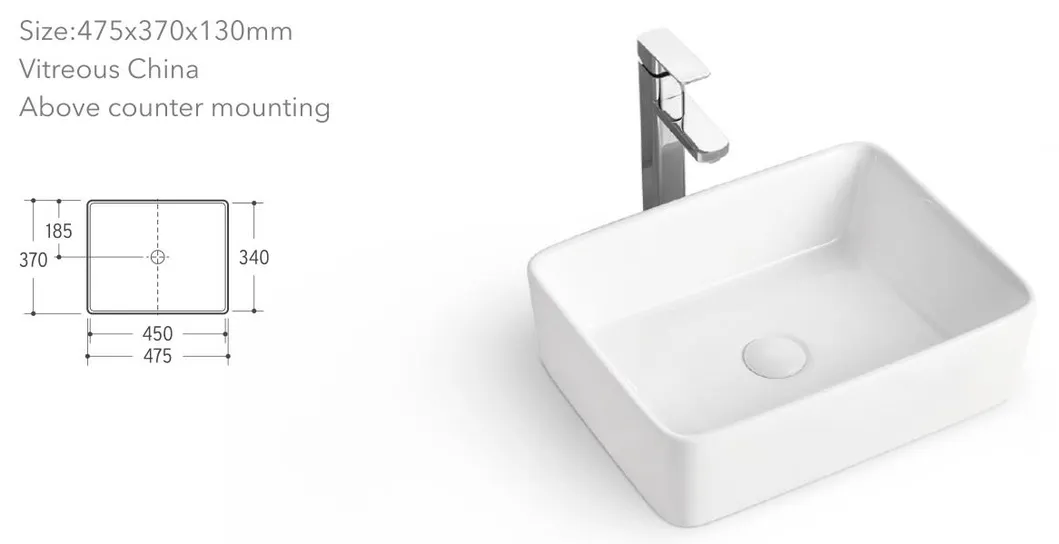 Bathroom Sanitary Ware Modern Fashion Sink White Basin Fashion Art Wash Basin