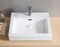 Art Design Solid Surface Bathroom Pedestal Wash Basin Art Sink