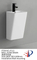 Excellent Hot-Water Resistance Bathroom Basin Wall Hung Pedestal Basin