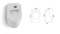High Quality Gravity Cleaning Bathroom White Ceramic Wall Hung Men Urinal