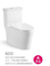 Made in China Bathroom Western Style One Piece Toilet Siphonic Flush