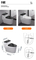 Sanitary Fixtures Water-Efficient Comfortable Seating Ceramica One Piece Toilets